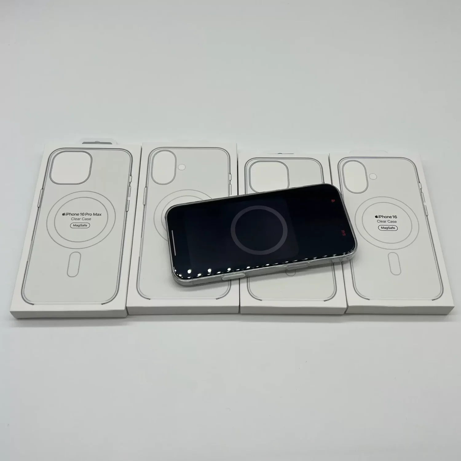 iPhone 16 Pro Max Clear Case with MagSafe（Smart Button）
