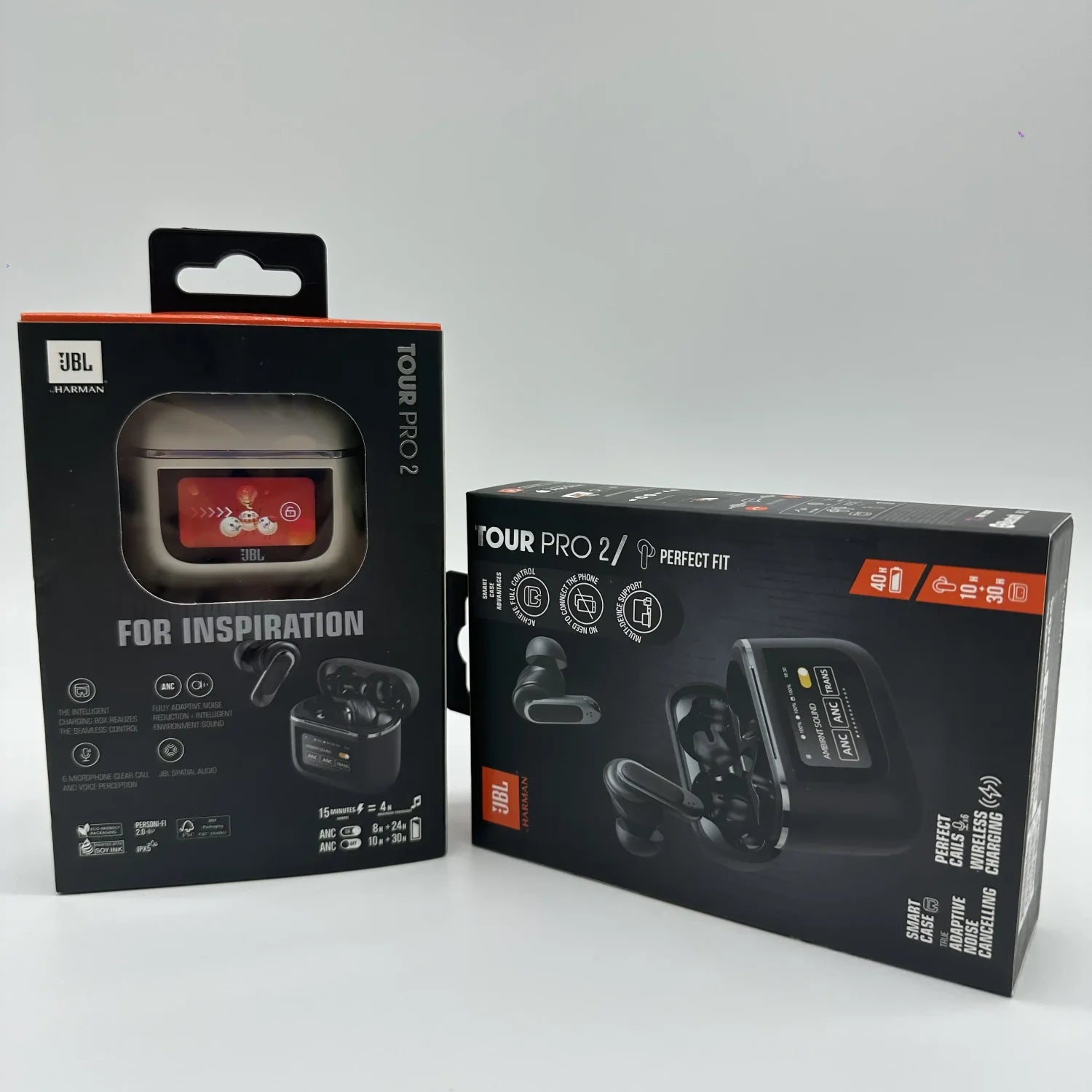 JBL Tour Pro 2 true wireless noise cancelling earbuds