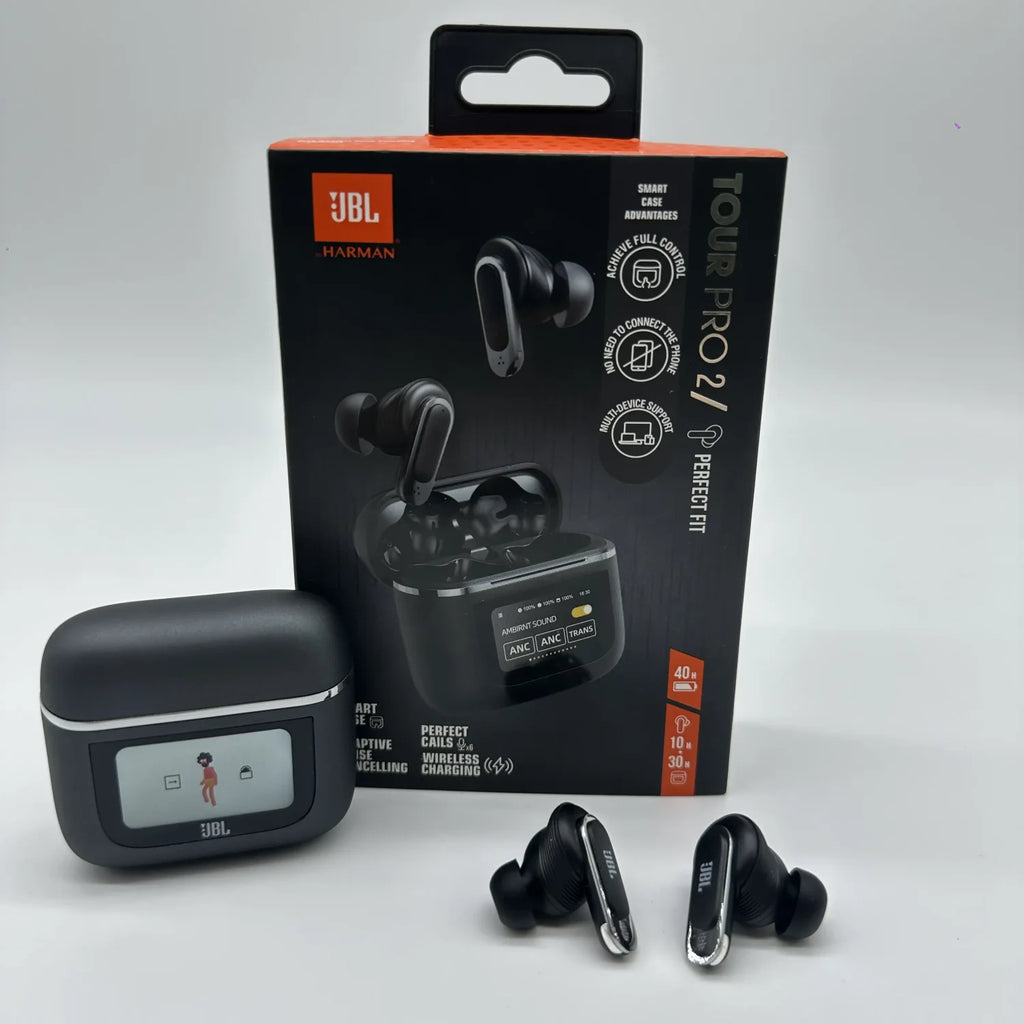 JBL Tour Pro 2 true wireless noise cancelling earbuds